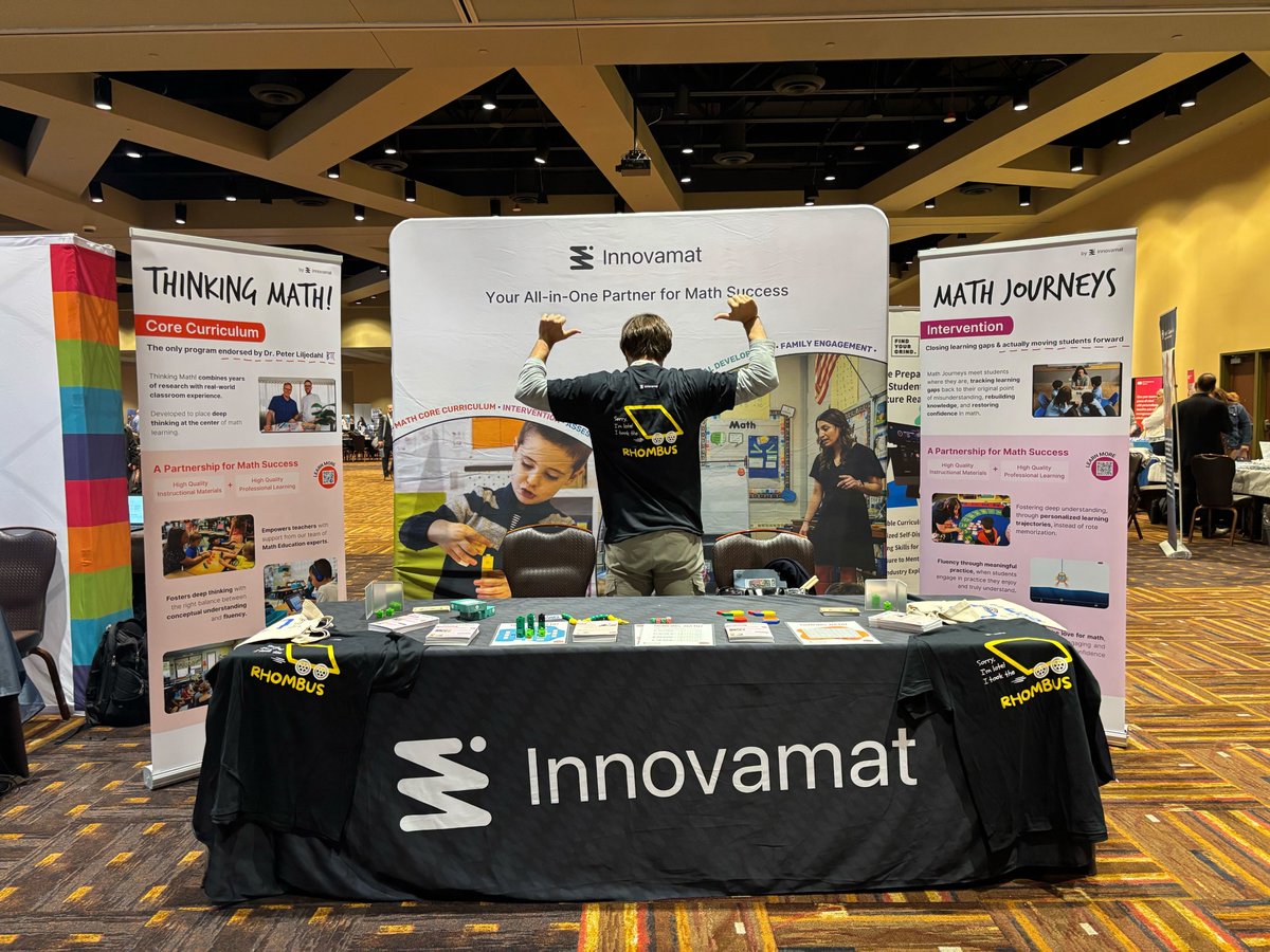 Innovamat (@innovamat) on Twitter photo #PAIU25 Conference isn't over yet! Get to know what rich math instruction is all about and learn from our core, intervention and PD programs.
<a href="/PAIU/">PAIU</a> <a href="/CLIU21/">Carbon Lehigh IU #21</a> <a href="/LuzIU18/">Luzerne IU 18</a> <a href="/ColonialIU20/">Colonial Intermediate Unit 20</a>
Also, don't forget to snatch your rhombus math swag!
#MathEducation #BTC #MathIntervention #PAIU25 Conference isn't over yet! Get to know what rich math instruction is all about and learn from our core, intervention and PD programs.
<a href="/PAIU/">PAIU</a> <a href="/CLIU21/">Carbon Lehigh IU #21</a> <a href="/LuzIU18/">Luzerne IU 18</a> <a href="/ColonialIU20/">Colonial Intermediate Unit 20</a>
Also, don't forget to snatch your rhombus math swag!
#MathEducation #BTC #MathIntervention