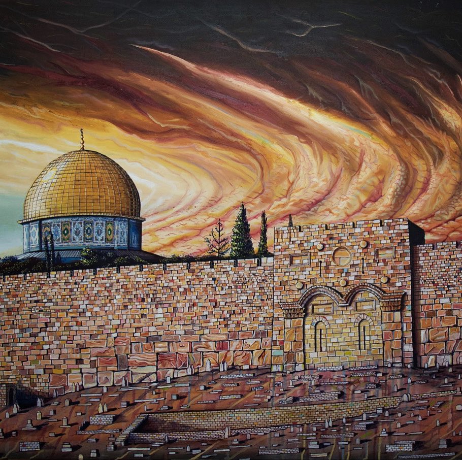 Mikey Jones (@mikeyjonesart) on Twitter photo Jerusalem Old City, oil on canvas 2016. #Jerusalem Jerusalem Old City, oil on canvas 2016. #Jerusalem