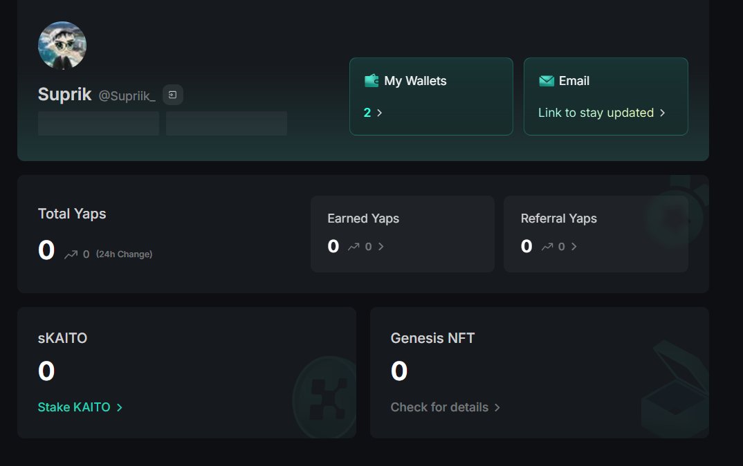 I even have my kaito user page broken

i guess because of active around <a href="/stayloudio/">Loud!</a> 

some crazy things going last days