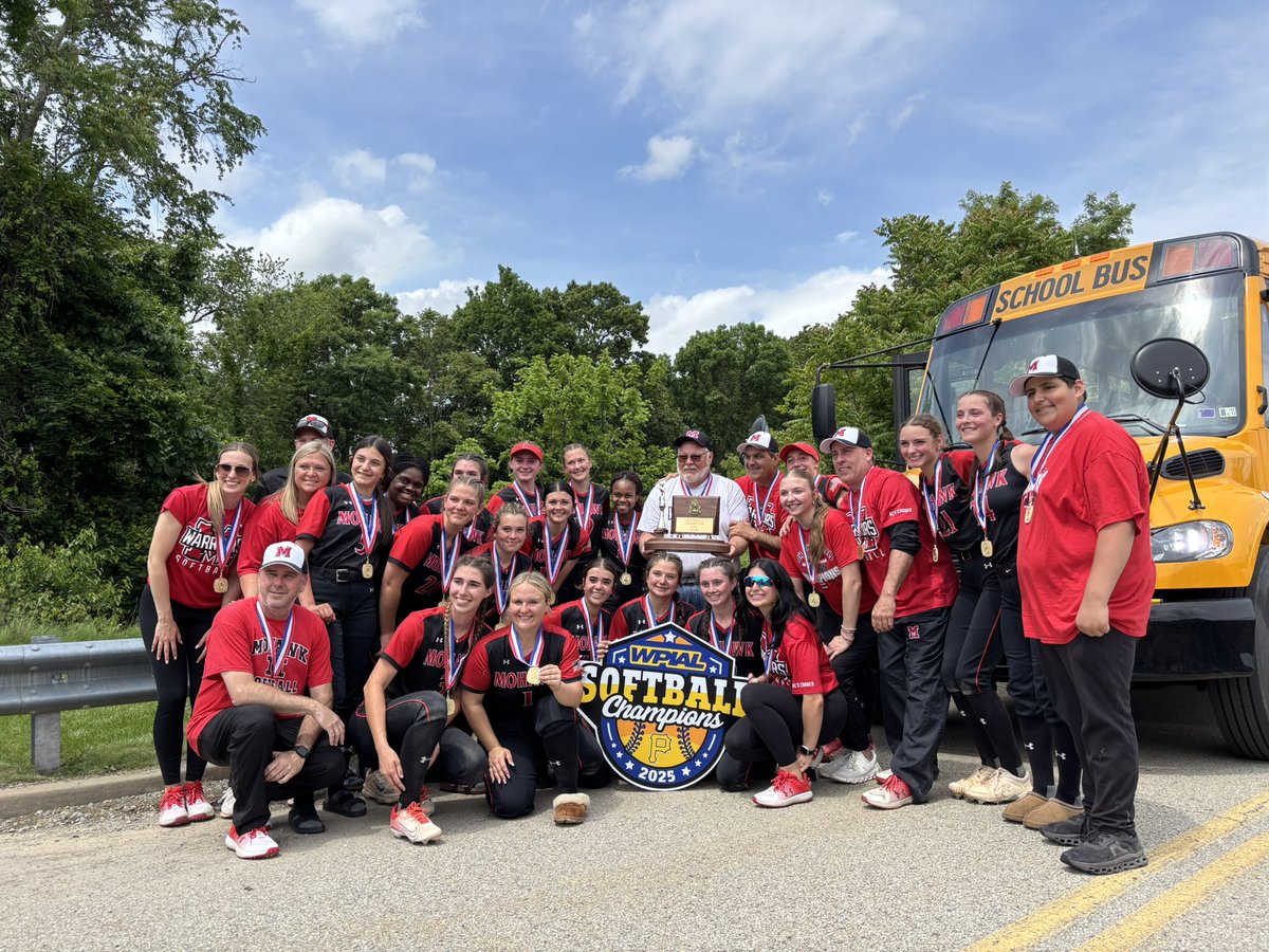 For the second year in a row, presenting your WPIAL Class 3A champion Mohawk Warriors (featuring bus driver Glenn):