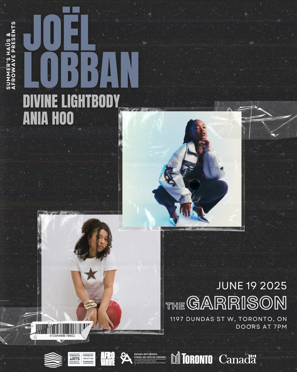 Joël (@joellobban) on Twitter photo Excited to be performing and headlining at <a href="/AfroWaveTO/">AFROWAVETO</a> this year! I got a special performance planned for all my fans. Meet me there on June 19 at 7pm @theGarrisonTO along with <a href="/divinelightbody/">divine lightbody</a> & Aniahoo! Tickets available now! universe.com/events/parenta… Excited to be performing and headlining at <a href="/AfroWaveTO/">AFROWAVETO</a> this year! I got a special performance planned for all my fans. Meet me there on June 19 at 7pm @theGarrisonTO along with <a href="/divinelightbody/">divine lightbody</a> & Aniahoo! Tickets available now! universe.com/events/parenta…