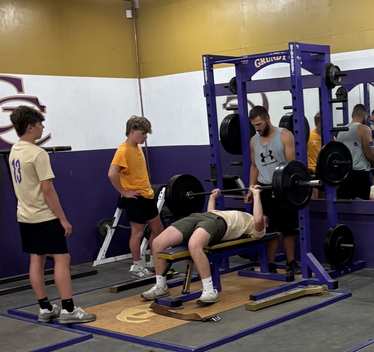 Starting the summer morning grinding. #GRIT #BuzzCity #ALLIN