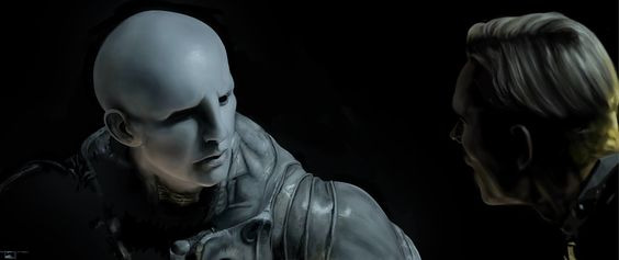 7he0th3r's tweet image. &quot;tf you mean &apos;nuh-uh?&apos;&quot;                                       &quot;Nuh-uh&quot;
#Prometheus2012 #David8 #TheLastEngineer