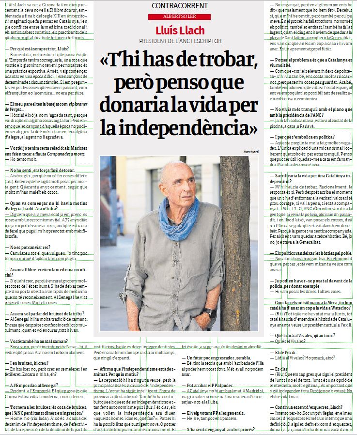 La gallina ha dit que no, jo entrevisto el seu autor