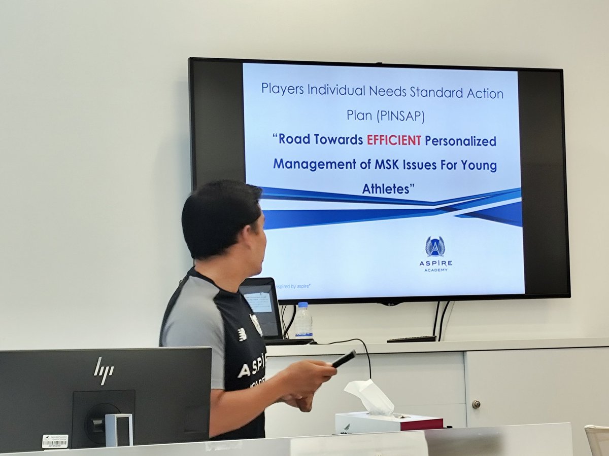 DMSilvan (@physiodmsilvan) on Twitter photo Our last In-House education session of 2024-2025 at <a href="/Aspire_Academy/">Aspire Academy 🇶🇦 أكاديمية أسباير</a>: "All about hamstrings".
- Why so many injuries?
- Can we minimize risks?
- What factors can we control?
It's been great to get the whole team on board to debate with different points of view. Keep learning! Our last In-House education session of 2024-2025 at <a href="/Aspire_Academy/">Aspire Academy 🇶🇦 أكاديمية أسباير</a>: "All about hamstrings".
- Why so many injuries?
- Can we minimize risks?
- What factors can we control?
It's been great to get the whole team on board to debate with different points of view. Keep learning!