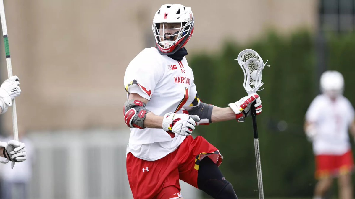 FieldYates's tweet photo. Jared Bernhardt - the 2021 Tewaarton Trophy winner at Maryland who went on to make the Falcons roster as a WR in 2022 - is pursuing a move to the @PremierLacrosse league. 

He’ll be meeting with several teams over the next week and is expected to make his professional lacrosse debut in June.