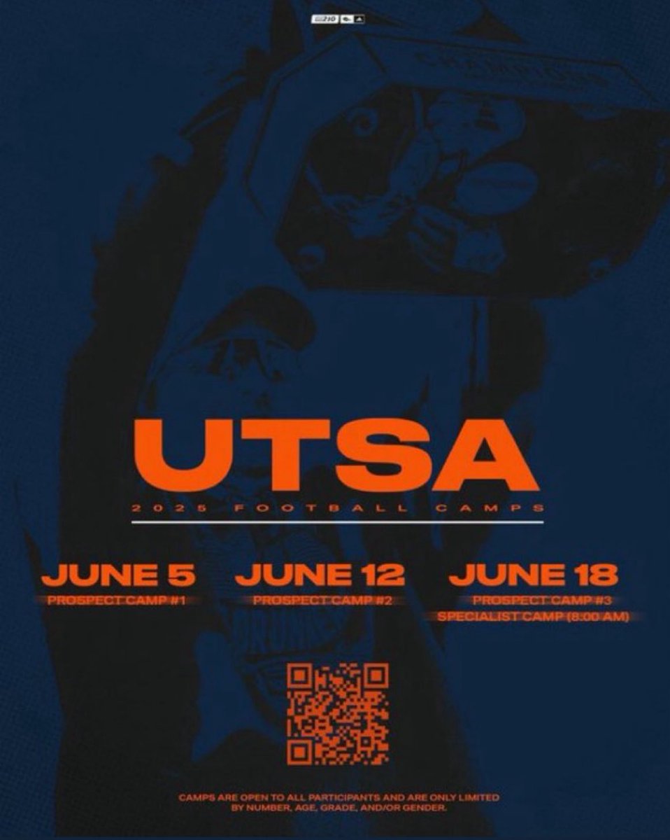 RichardSev77's tweet image. I will Adding UTSA to my camp schedule for June 18th, Thank you @KurtTraylor for reaching out, looking forward to seeing you guys again! #AGTG @HunterRittimann @CoachPeterGray
@JButler_210 @JGonzalesJr10 @CoachBarnes91 @RivalsJavi @BDammone @_RL_Martin