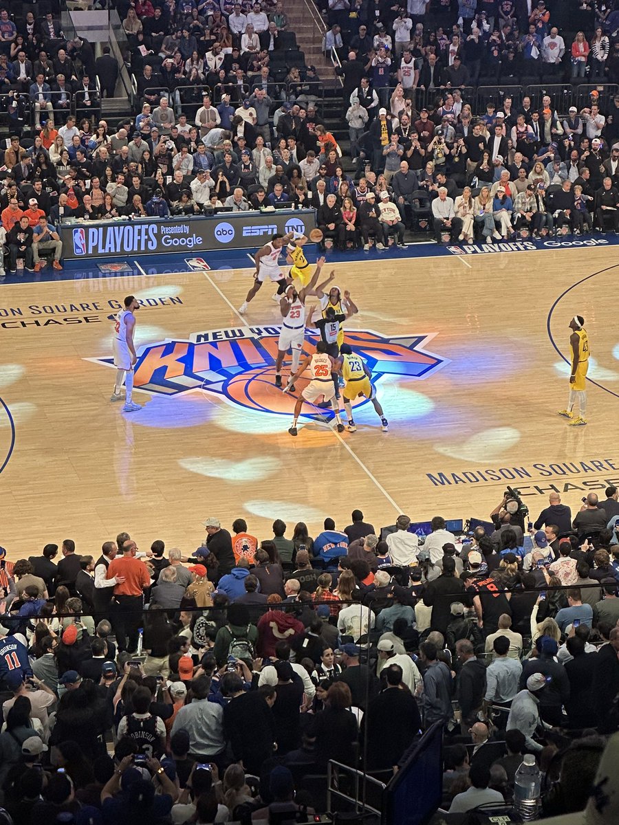 Game 5 here we go! Let’s go Knicks!!!