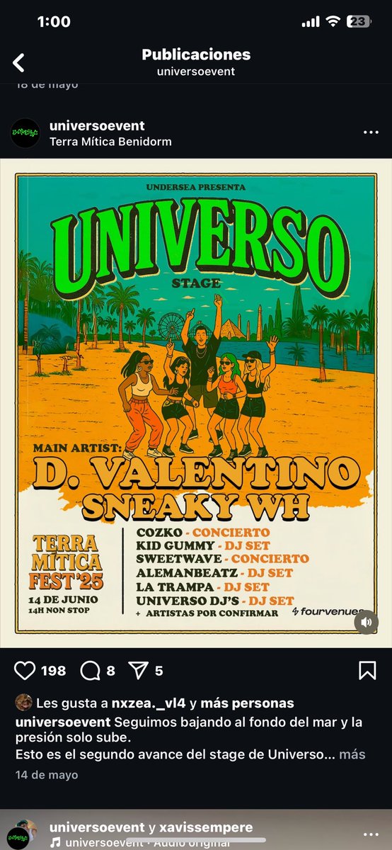 Vendo entrada para este festival