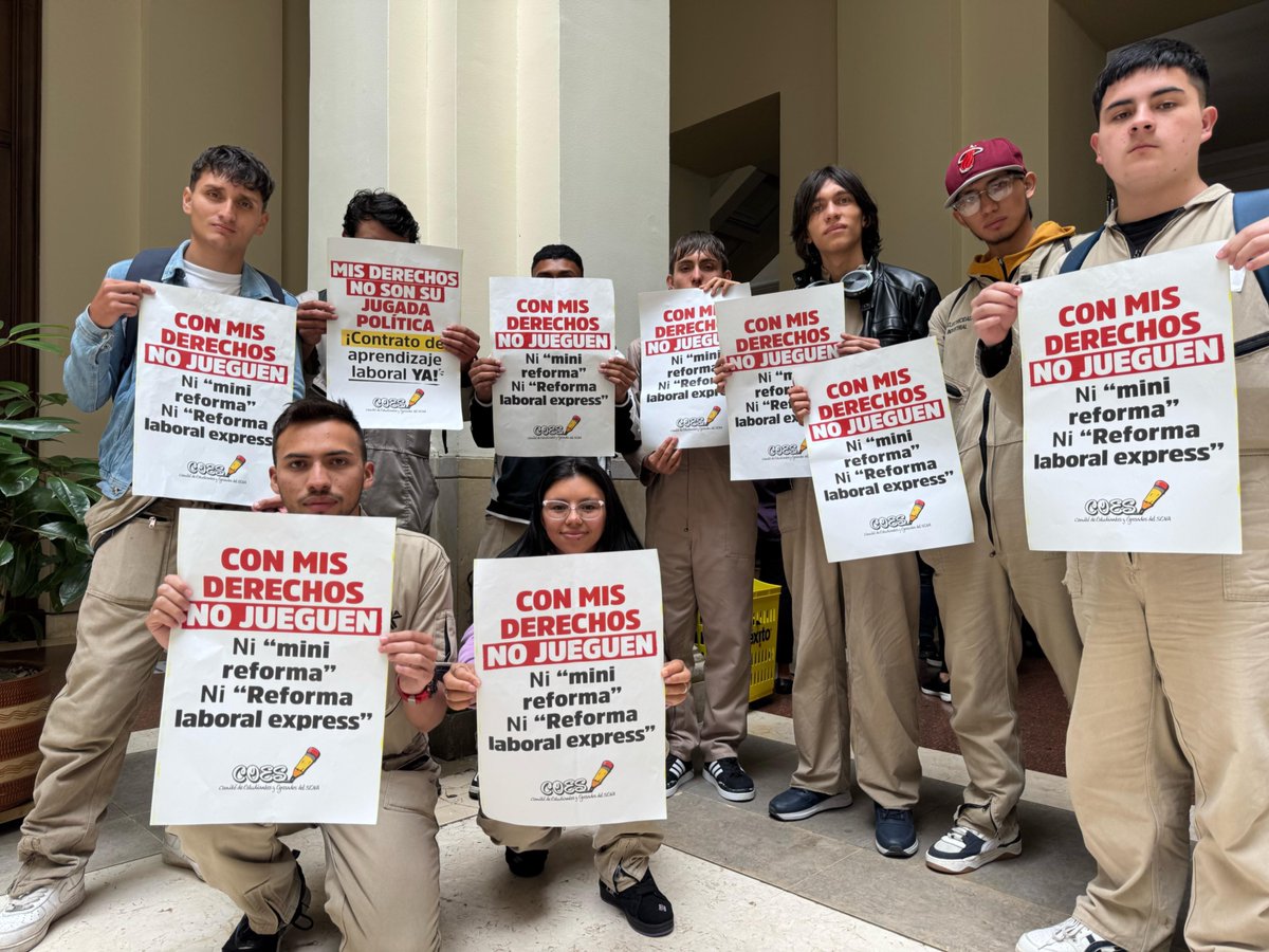 sindesenacol's tweet photo. 2.4.  ¿Los aprendices merecen ser tratados como trabajadores? 

Apreciados periodistas, antes de la Ley 789 de 2002, el CLCA tenía un efecto mucho más transformador en la vida de los jóvenes, fue durante 43 años LA MEJOR LEY DE PRIMER EMPLEO que ha tenido el país.

🧵 https://t.co/PVpXio1wP0