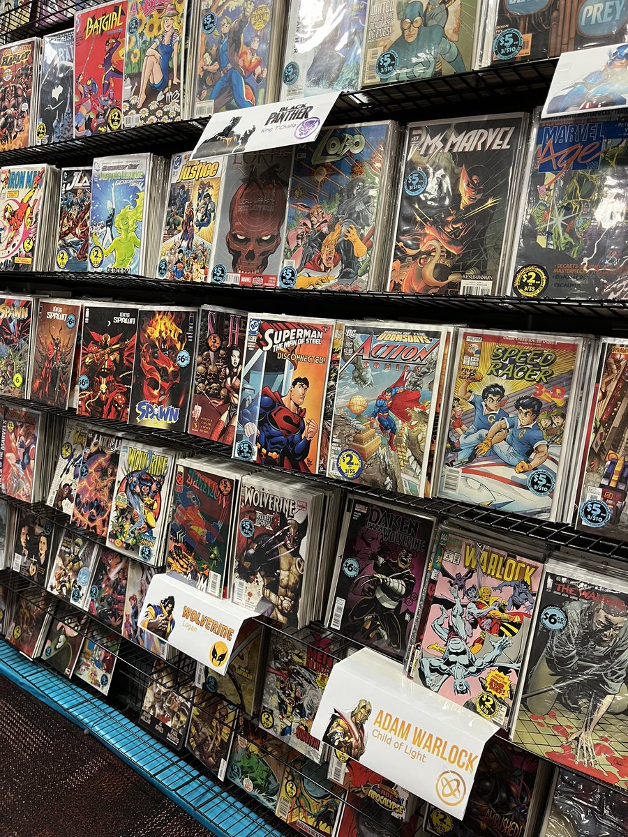 this comic book store made me giggle