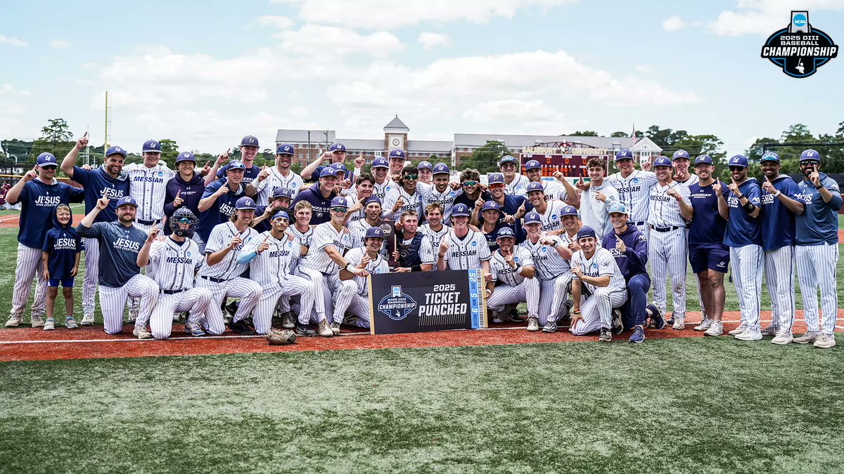 Best of luck to 2024 Rapids IF Nick Moyer and the rest of the Messiah University Falcons as they are playing in the school's first ever NCAA Division 3 College World Series.  The Falcons open play tomorrow against Johns Hopkins University. <a href="/MessiahBaseball/">Messiah University Baseball</a> <a href="/CoachPhill_S/">Phill Shallenberger</a>