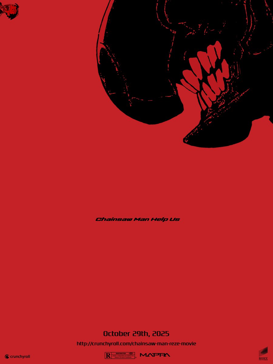 DeltafulRow's tweet photo. Godzilla x Chainsaw Man Poster in English and Japanese (Made by Me) https://t.co/QR6GOVUKlb