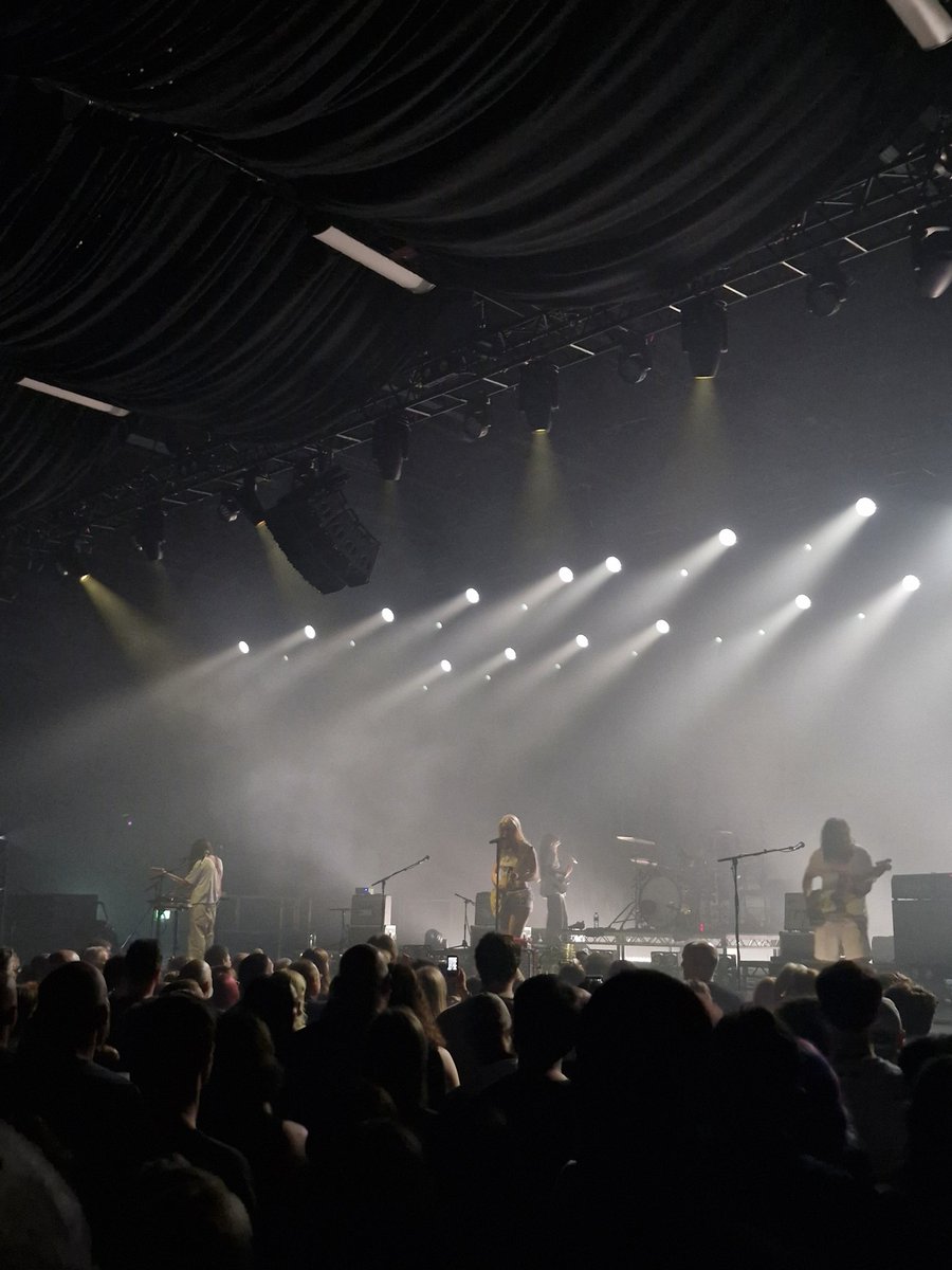 AlisonJSmith70's tweet photo. Waited over 3 years to see @wetlegband live and they didn't disappoint @O2VicWarehouse tonight 🔥 https://t.co/Q6gYNvGc8B