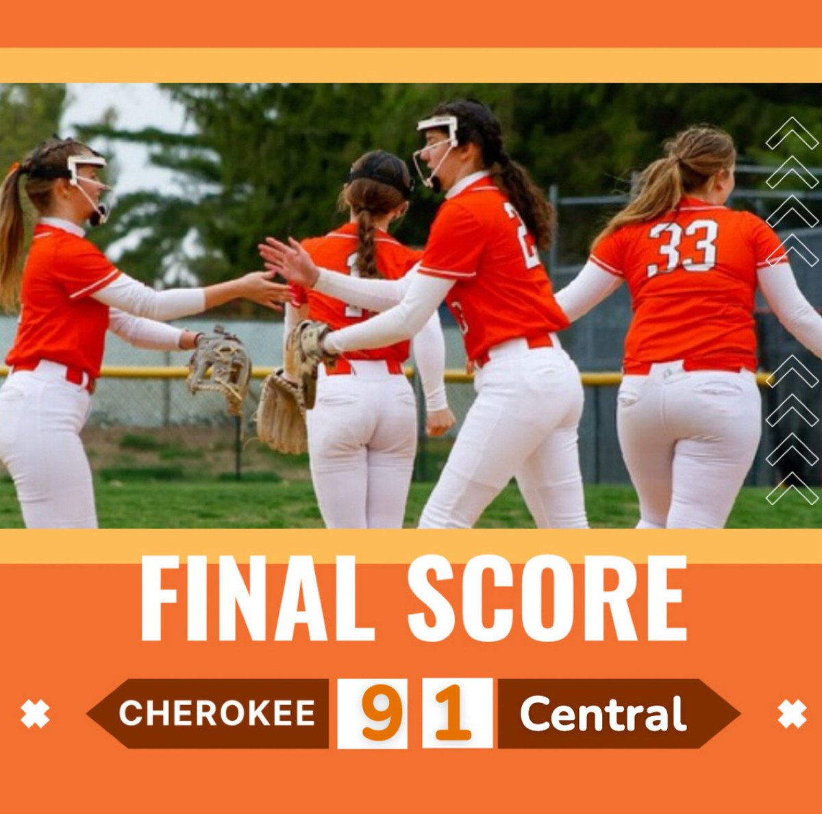 Cherokee Softball (@chschiefsb) on Twitter photo Chiefs win . Cali Taylor pitched a 3 hitter with 14Ks. At the plate, she had 2 hits and 3 RBIs (2 doubles). Allie Cunane also had 3 hits and 1 RBI. Luci Dandrea and Jordan Hreben each had a hit and 2 RBIs. Round 2 tomorrow at Southern. 🧡 <a href="/Cherokee_HS/">Always_a_Chief</a> Chiefs win . Cali Taylor pitched a 3 hitter with 14Ks. At the plate, she had 2 hits and 3 RBIs (2 doubles). Allie Cunane also had 3 hits and 1 RBI. Luci Dandrea and Jordan Hreben each had a hit and 2 RBIs. Round 2 tomorrow at Southern. 🧡 <a href="/Cherokee_HS/">Always_a_Chief</a>