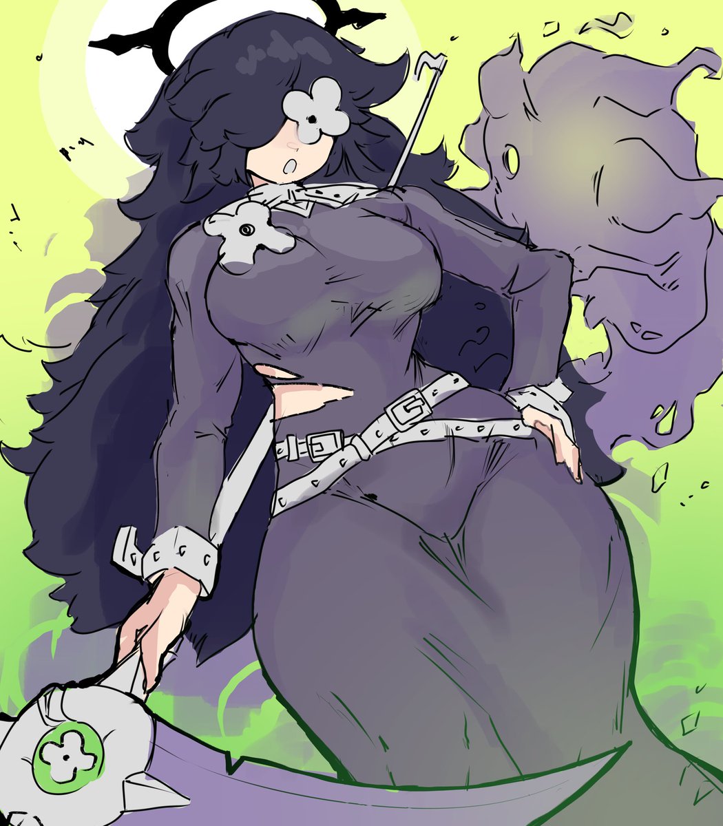 SaltyShorks's tweet image. Old doodle of @SIPHONHarapeco ‘s oc Monica.