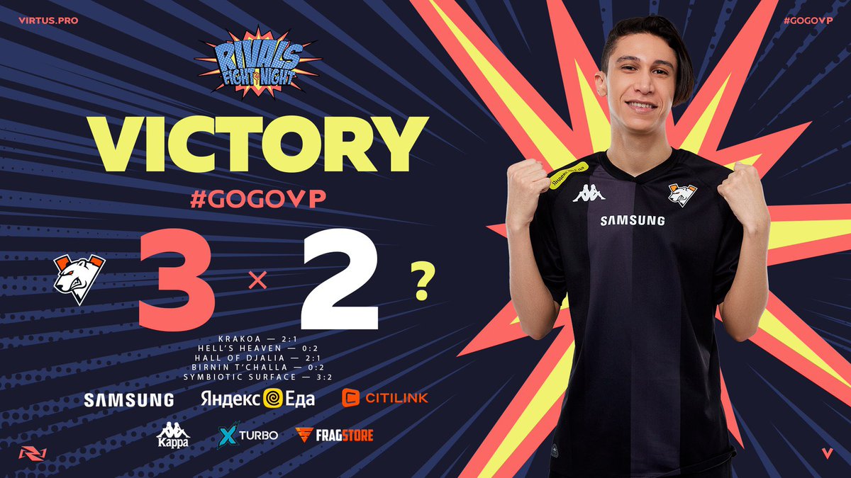 Virtus.pro Marvel Rivals (@virtuspro__mr) on Twitter photo nvm we’re back
Won <a href="/RivalsRFN/">Rivals Fight Night</a> #13 against Brr Brr Patapim (yes, this is the real name of the team) nvm we’re back
Won <a href="/RivalsRFN/">Rivals Fight Night</a> #13 against Brr Brr Patapim (yes, this is the real name of the team)