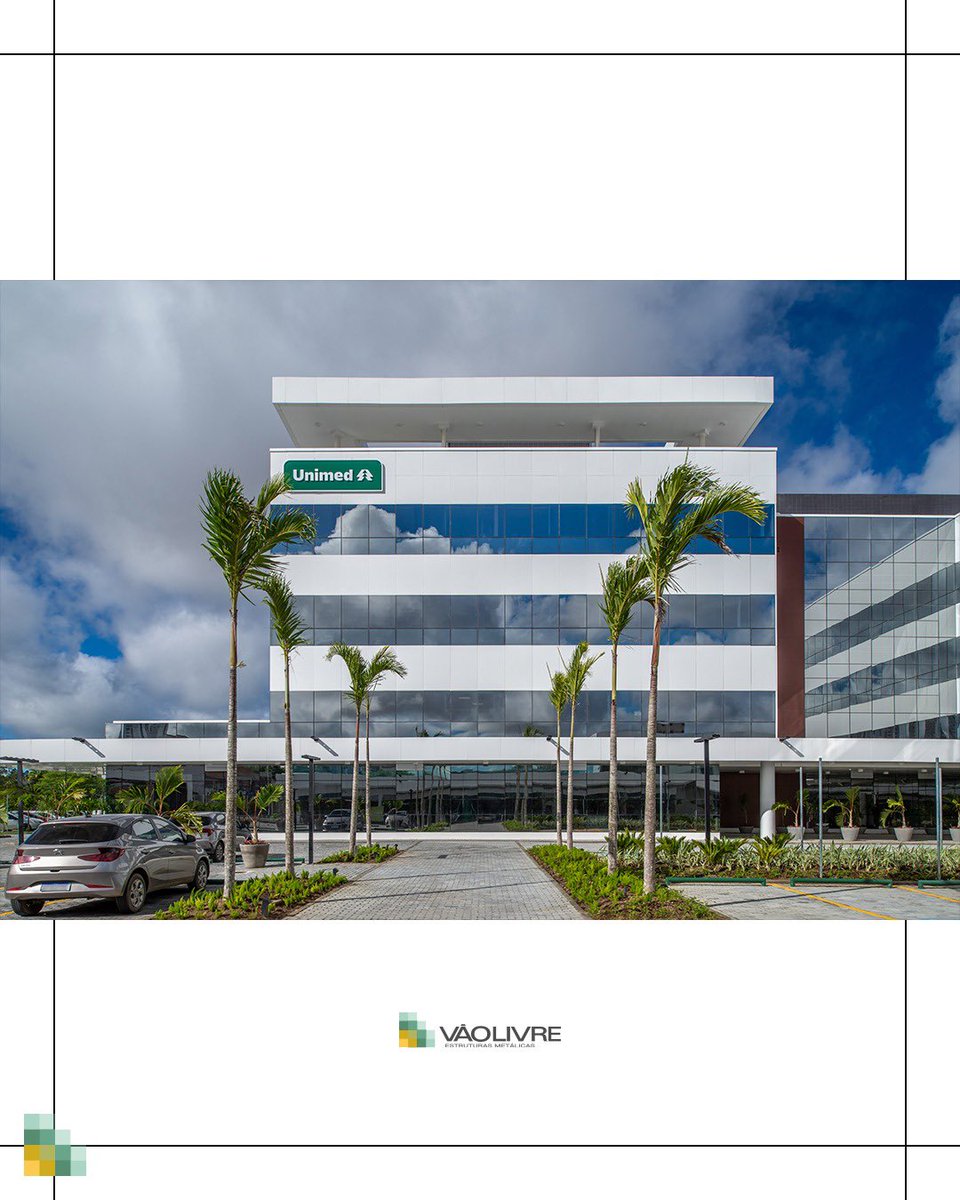 vao_livre's tweet photo. Hoje, Campina Grande celebra um marco na saúde com a inauguração do novo Hospital Unimed!

A Vão Livre tem orgulho de ter participado dessa obra, com solução em estruturas metálicas, contribuindo desde o projeto estrutural até a instalação da estrutura na obra,  executando um projeto de alto padrão técnico, com 5 pavimentos, 127 leitos e mais de 15.700m² de área construída.

Parabéns, Unimed! Parabéns, Campina Grande!
Obrigado pela confiança depositada na Vão Livre!