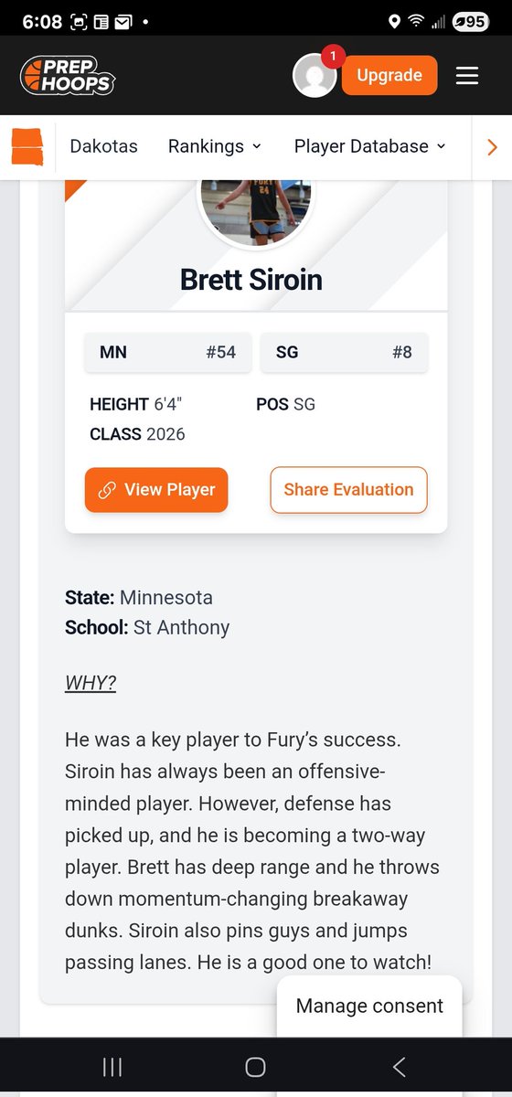 Steve De Los Reyes aka DeLo (@dlreyes4242) on Twitter photo <a href="/BSiroin/">Brett Siroin</a> has established himself as a two way player. Guards multiple positions. Excited to see his career unfold. <a href="/mnfuryboys/">Minnesota Fury</a> <a href="/BSiroin/">Brett Siroin</a> has established himself as a two way player. Guards multiple positions. Excited to see his career unfold. <a href="/mnfuryboys/">Minnesota Fury</a>