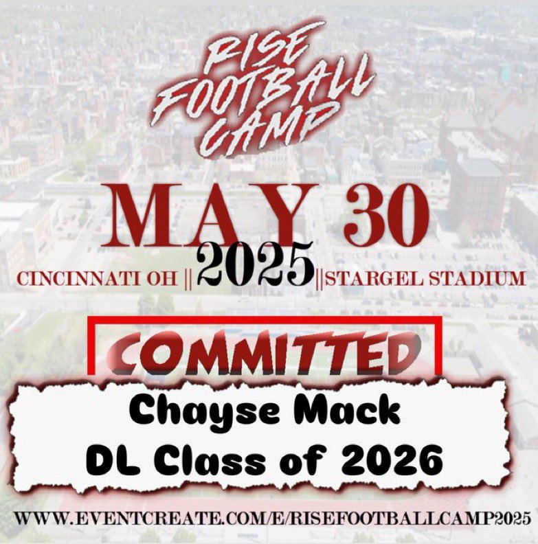 Chayse Mack✝️ (@chaysemack07) on Twitter photo Can’t wait to learn and compete at the <a href="/RiseFbCamp/">RISE FB CAMP</a> tomorrow. Excited to get after it, let’s work <a href="/CoachTy_1/">Tyler Williams</a> Can’t wait to learn and compete at the <a href="/RiseFbCamp/">RISE FB CAMP</a> tomorrow. Excited to get after it, let’s work <a href="/CoachTy_1/">Tyler Williams</a>