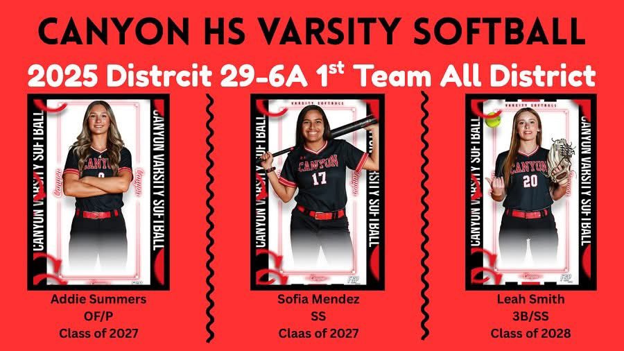 Nbcanyonsoftba1's tweet image. Congratulations to our 1st and 2nd team All-District recipients! @AthleticsCanyon