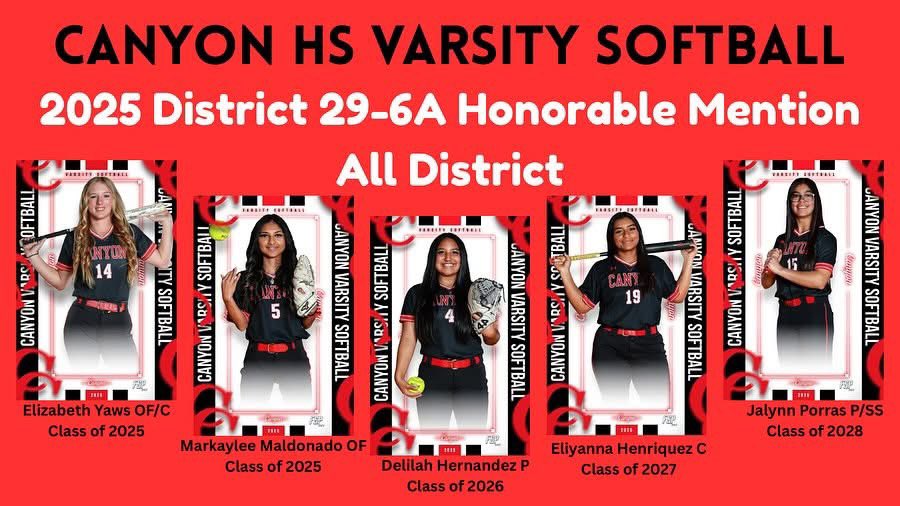 Nbcanyonsoftba1's tweet image. Congratulations to our Honorable Mention All-District recipients!