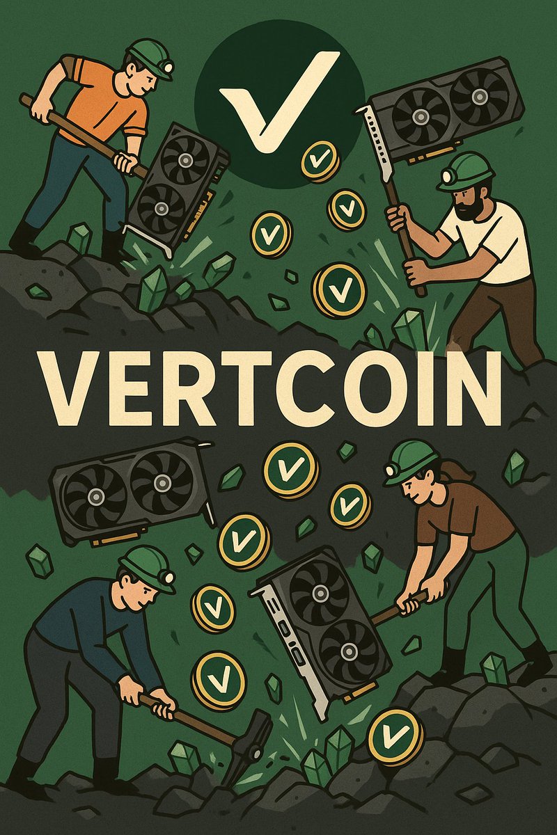 Vertcoin's tweet image. Getting into cryptocurrency?
If so, you can mine Vertcoin with the GPU you already own! Even better - it's super easy with the Vertcoin One-Click Miner 💚