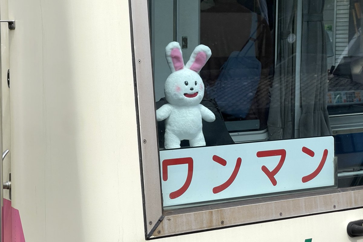 「#たべっ子どうぶつTHEMOVIE」コラボ企画のキャラクター紹介

第8回
今日は、802号車に乗っている「うさぎちゃん」です！
キュートな笑顔のうさぎちゃんが、みんなのことを待っているよ♪
見つけたら、ぜひ写真を撮ってSNSでシェアしてね

#叡山電車 #映画たべっ子どうぶつ