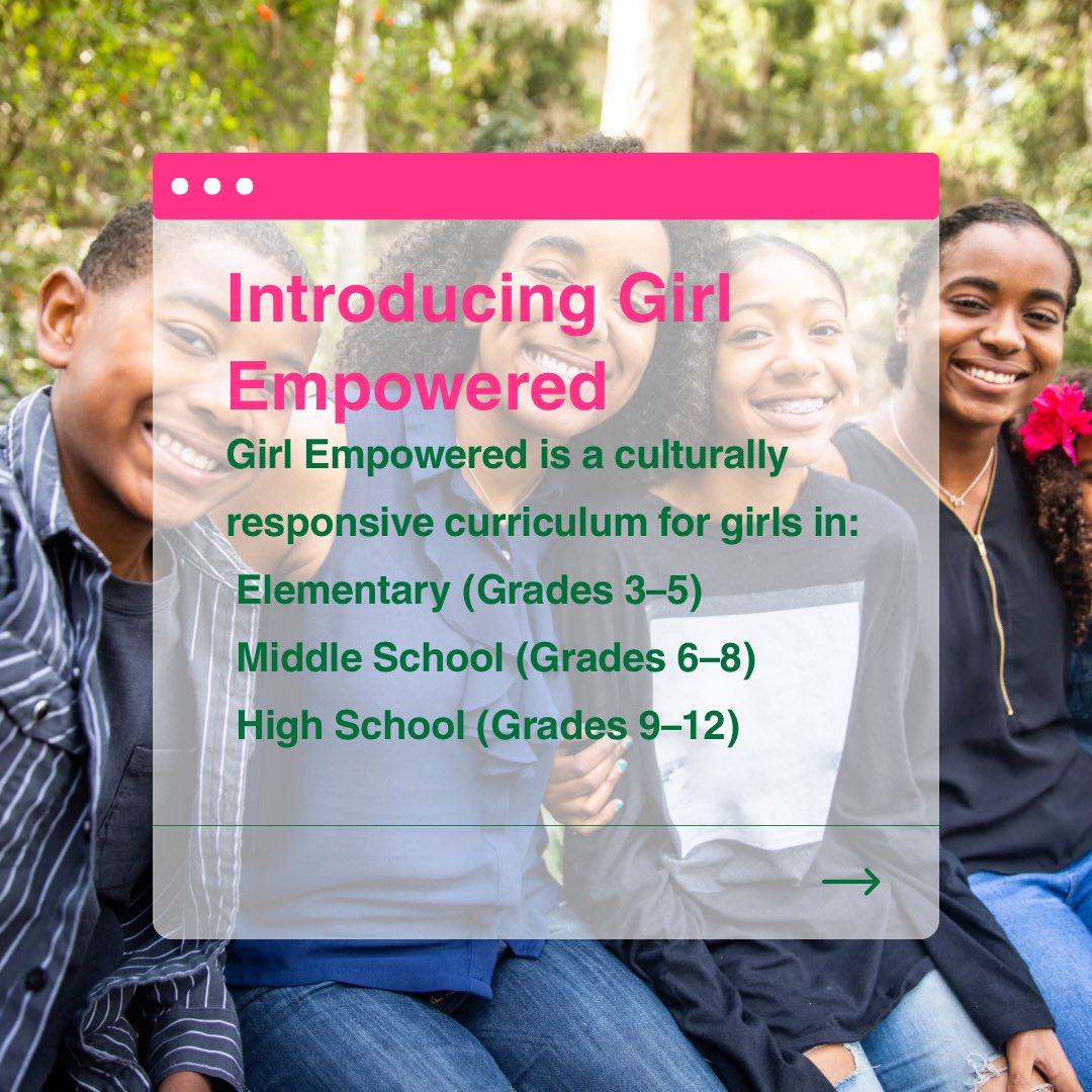 TheIBGP's tweet photo. Our girls deserve more than survival, they deserve spaces built just for them.
That’s why I created Girl Empowered, a culturally responsive curriculum for Black &amp; Brown girls (Grades 3–12).
Fall onboarding is open now.
Info form: https://t.co/1mtX2LrBNb #GirlEmpowered https://t.co/dhl9O3Z38I