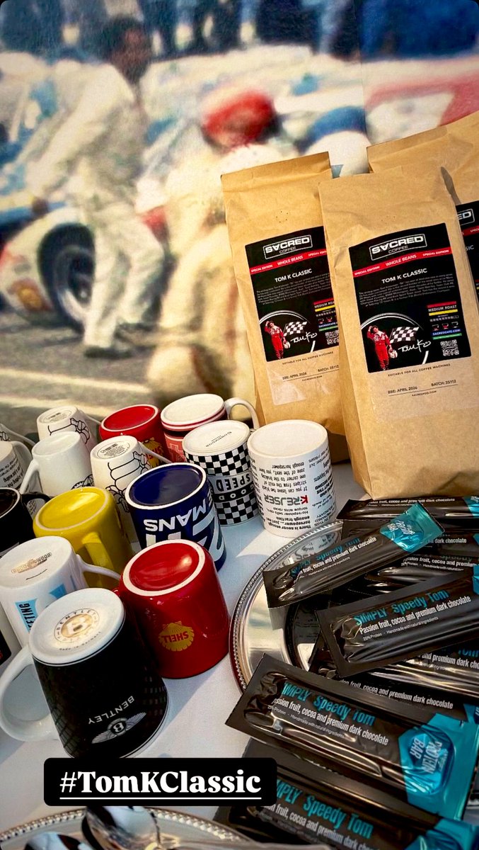 SACRED COFFEE was Proud to support #TomKClassic in 🇩🇰 🏁☕️ bespoke coffee roast for “Mr. Le Mans”

#CoffeeOfMotorsport <a href="/SacredSport/">SACRED COFFEE SPORT</a> 
SacredPOD.com ❗️

<a href="/24hoursoflemans/">24 Hours of Le Mans</a> <a href="/audisport/">Audi Sport</a> <a href="/Official_WSR/">WSR</a> <a href="/Sacred_Cafe/">SACRED®️</a> <a href="/BentleyMotors/">Bentley Motors</a> 

instagram.com/stories/tomkri…