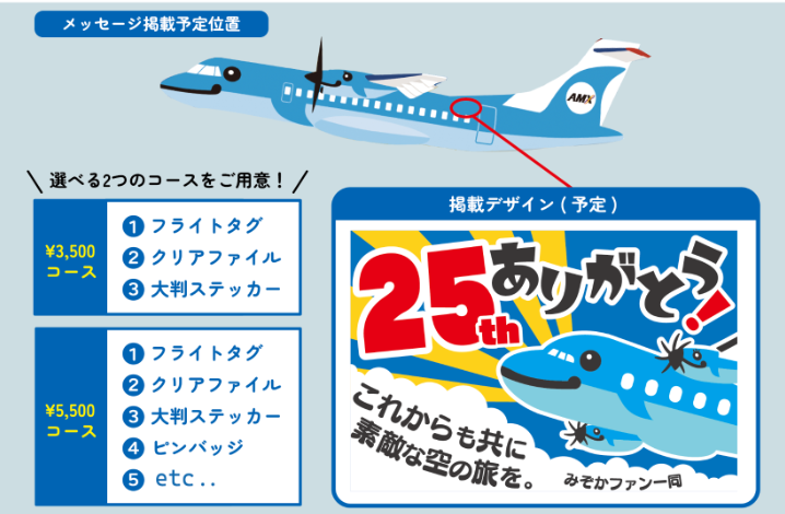 フライトタグが素敵すぎる🐬 みぞか号25周年応援クラファンのリターン