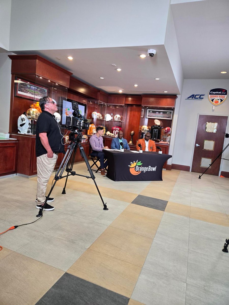 Florida Lottery (@floridalottery) on Twitter photo Thank you to the <a href="/OrangeBowl/">Capital One Orange Bowl</a> team for having us today!
ย
๐ฅ Florida Lottery Secretary <a href="/JohnFDavisJD/">John F. Davis</a> had a great time filming a special Orange Bowl Huddle episode with President & Chair <a href="/CrockettHenri/">Henri Crockett</a>. Be on the lookout for this exciting series coming soon! ๐๐
ย
Special thanks Thank you to the <a href="/OrangeBowl/">Capital One Orange Bowl</a> team for having us today!
ย
๐ฅ Florida Lottery Secretary <a href="/JohnFDavisJD/">John F. Davis</a> had a great time filming a special Orange Bowl Huddle episode with President & Chair <a href="/CrockettHenri/">Henri Crockett</a>. Be on the lookout for this exciting series coming soon! ๐๐
ย
Special thanks