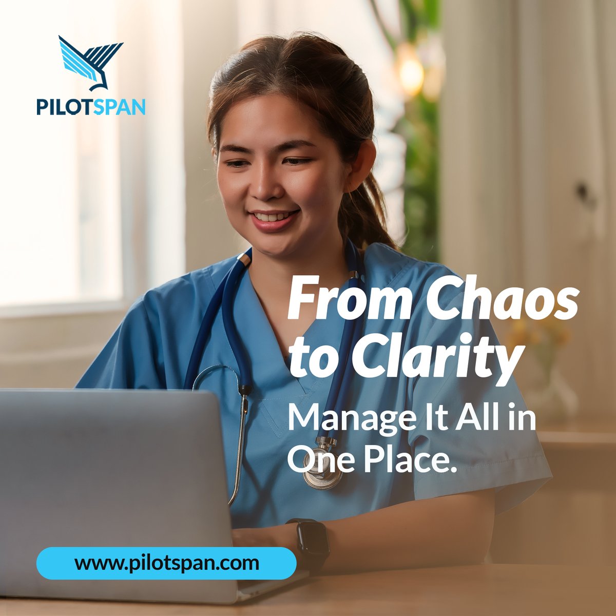 pilotspan's tweet image. With our intelligent home health software, you&apos;re moving from chaos to clarity—one streamlined workflow at a time.
#Pilotspan #UnitedStates #HomeHealthTech #CareSimplified #DigitalHealth #SmartCareSolutions #HealthIT #HomeCareSoftware #StreamlineCare