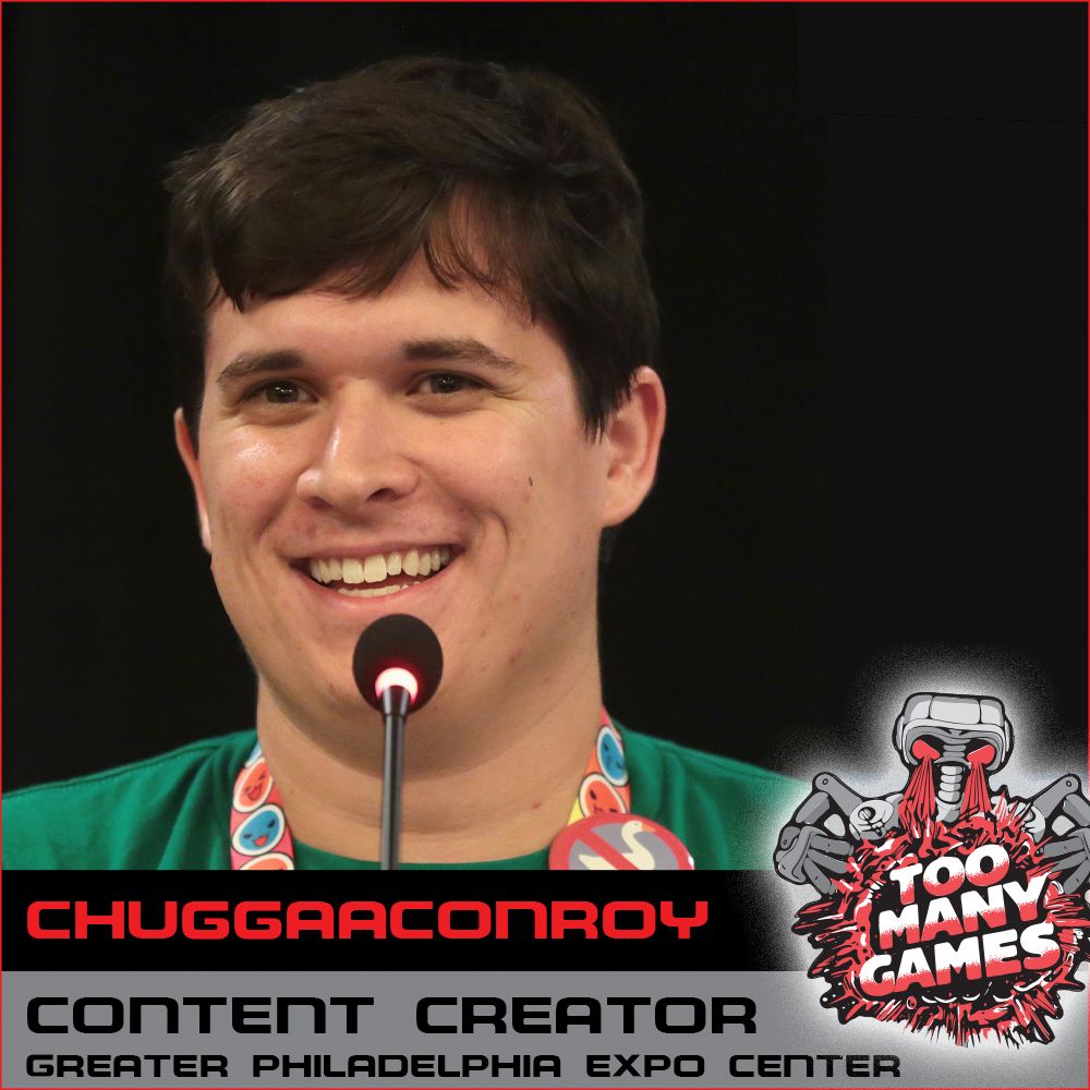 TooManyGames (@toomanygames) on Twitter photo We would like to welcome <a href="/chuggaaconroy/">Chuggaaconroy</a> to TooManyGames! Player and video essayist Chuggaaconroy will test your might and knowledge in video games! Grab tickets today: eventbrite.com/e/toomanygames… We would like to welcome <a href="/chuggaaconroy/">Chuggaaconroy</a> to TooManyGames! Player and video essayist Chuggaaconroy will test your might and knowledge in video games! Grab tickets today: eventbrite.com/e/toomanygames…