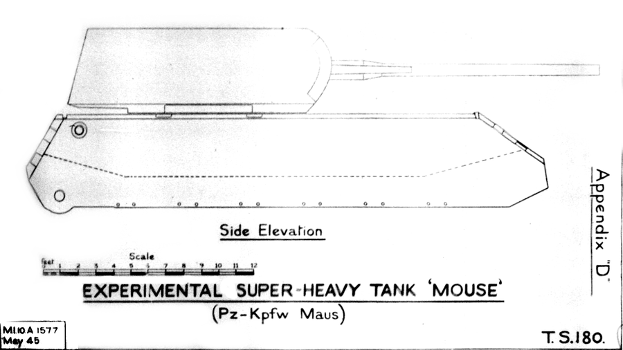 An American report on the Maus tank based on the interrogation of German staff at Meppen was made #OTD in 1945. The tank still largely remained a mystery and its weight could only be estimated as somewhere between 150 and 200 tons. #tanks #history #WW2 #WWII