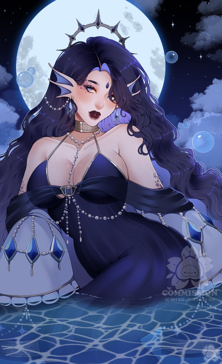 🫧 I remembered that I didn't post this finished art! 
Thank you Brontyde for ordering! (∩´ ᵕ `∩) 🫧