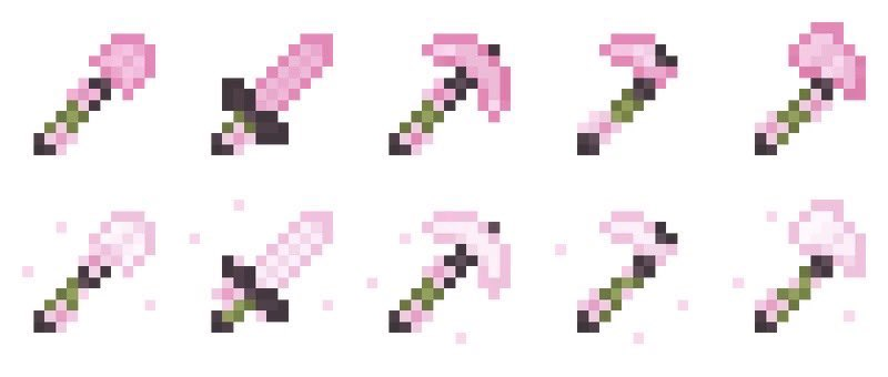 lovesickdoe's tweet photo. minecraft pink tools by fhaerie https://t.co/Iyo6rtg0Uz