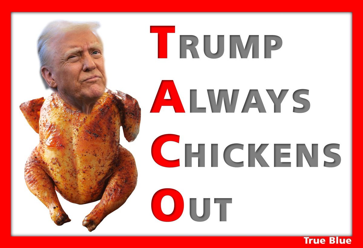 Trump Always Chickens Out 

You might recall that Trump also CHICKENED out of a 2nd DEBATE with Kamala!

#TACO 🌮