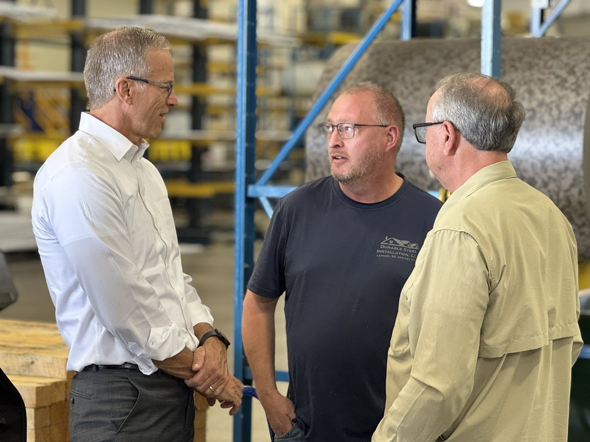 Enjoyed meeting the team at Long Creek Steel and touring their manufacturing facility north of Beresford.