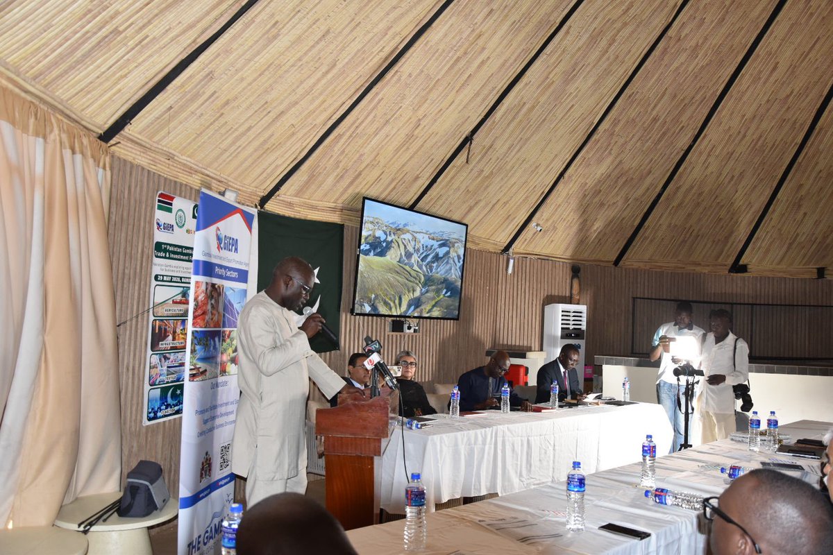 Saima Maymunah Sayed (@sayedmaymunah) on Twitter photo 📣 1st Pakistan Gambia Trade and Investment Forum in Banjul !
The scenic view of the “Smiling Coast of Africa” offered a gorgeous backdrop to the forum. 
As Amb of Pakistan very happy to bring  about this exchange and looking forward to strong 🇵🇰🤝🇬🇲 📣 1st Pakistan Gambia Trade and Investment Forum in Banjul !
The scenic view of the “Smiling Coast of Africa” offered a gorgeous backdrop to the forum. 
As Amb of Pakistan very happy to bring  about this exchange and looking forward to strong 🇵🇰🤝🇬🇲