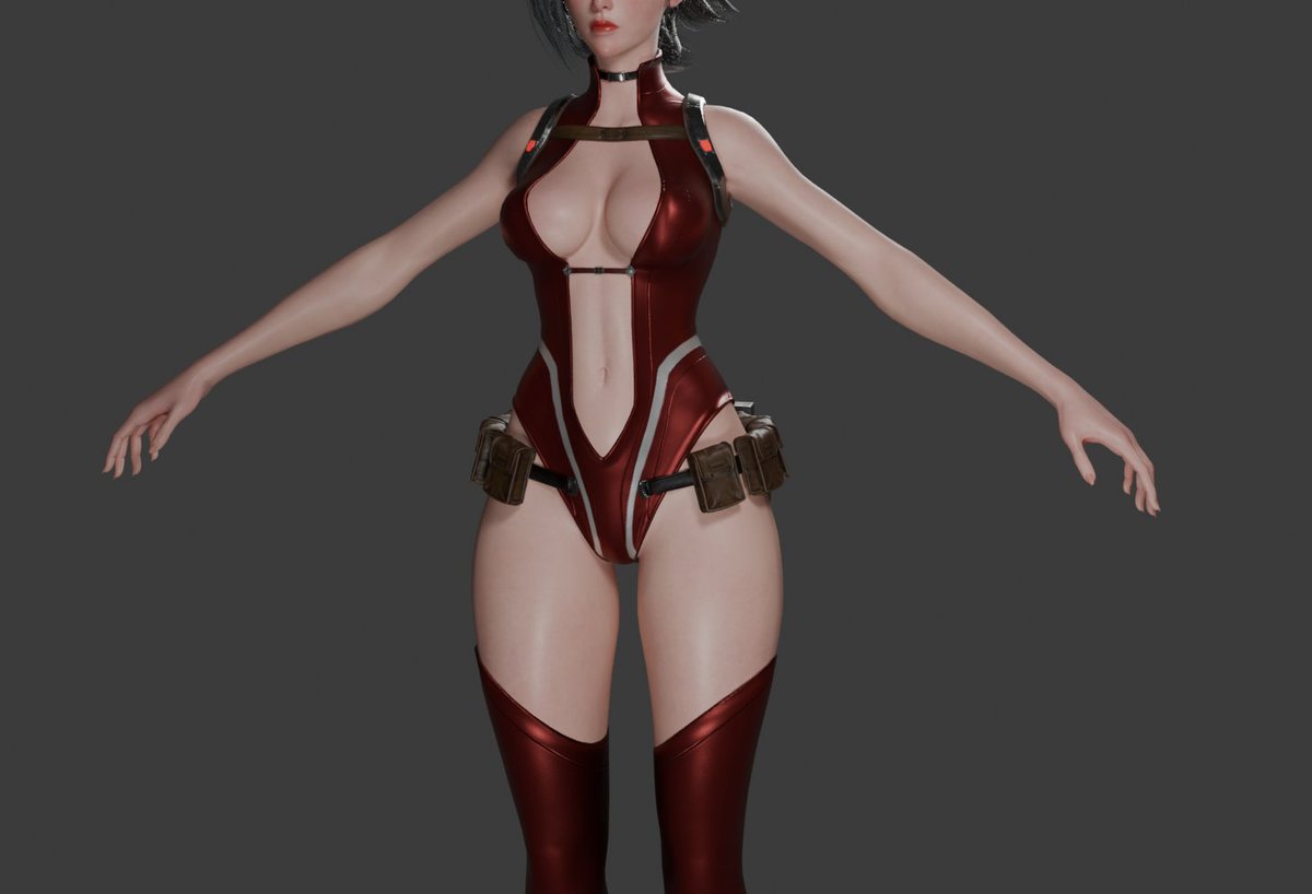 Next Blender model...W.I.P. 🫡💖
