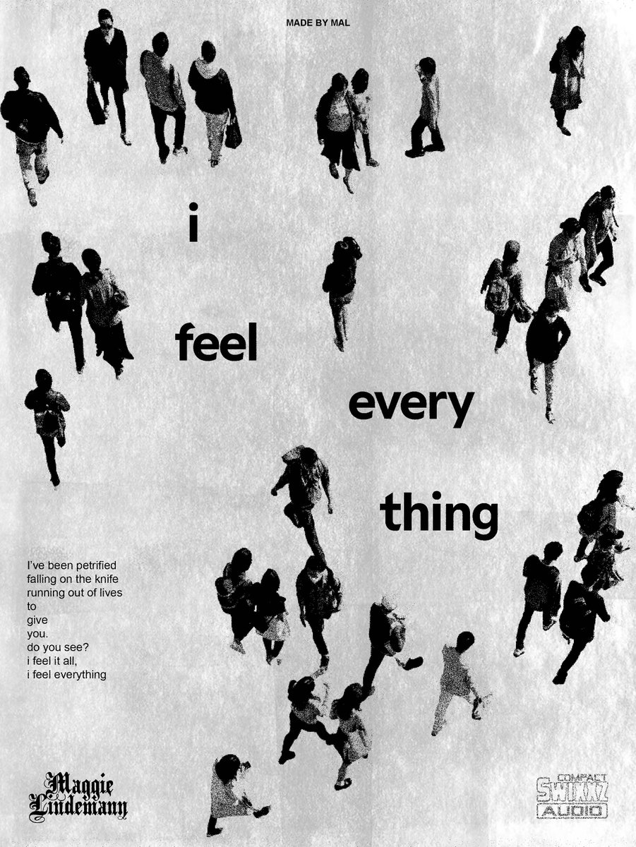 i feel it all,
i feel everything.

poster by me.
<a href="/MaggieLindemann/">MAGGIE LINDEMANN</a>