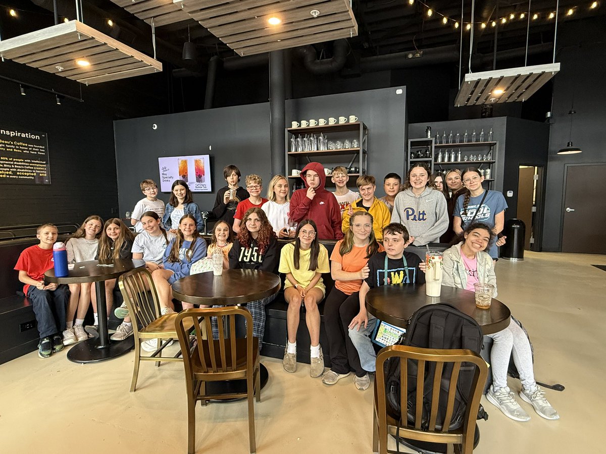 Dr. Laura Miller (@lauramiller113) on Twitter photo The DMS Best Buddies group was able to take a field trip to <a href="/bittyandbeaus/">Bitty & Beaus Coffee</a> Coffee Shop in the Strip District today.
<a href="/bittyandbeaus/">Bitty & Beaus Coffee</a> celebrates inclusion and provides job opportunities for individuals with disabilities. <a href="/FCASD/">Fox Chapel Area School District</a> #FCProud The DMS Best Buddies group was able to take a field trip to <a href="/bittyandbeaus/">Bitty & Beaus Coffee</a> Coffee Shop in the Strip District today.
<a href="/bittyandbeaus/">Bitty & Beaus Coffee</a> celebrates inclusion and provides job opportunities for individuals with disabilities. <a href="/FCASD/">Fox Chapel Area School District</a> #FCProud