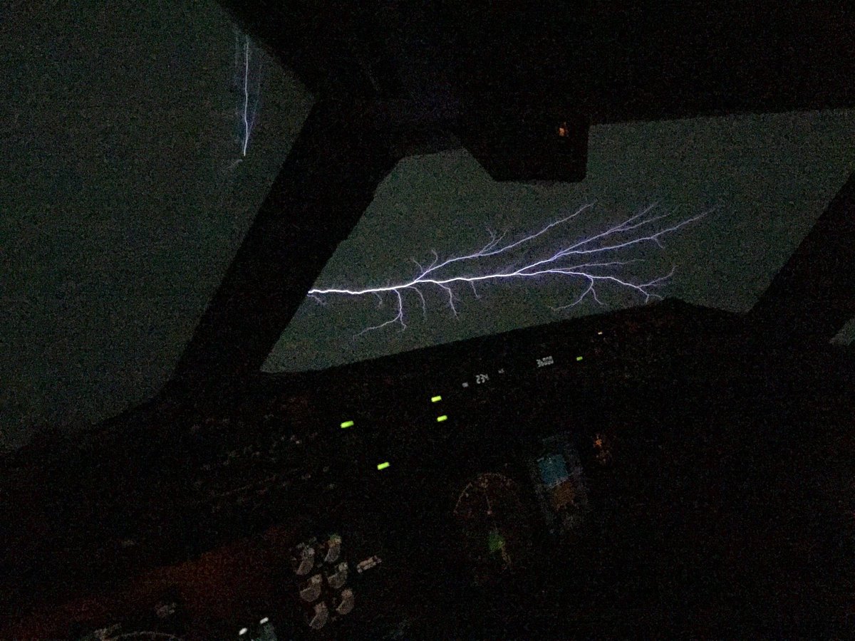 Anderson_Greg_'s tweet image. A visit from St. Elmo over Borneo.