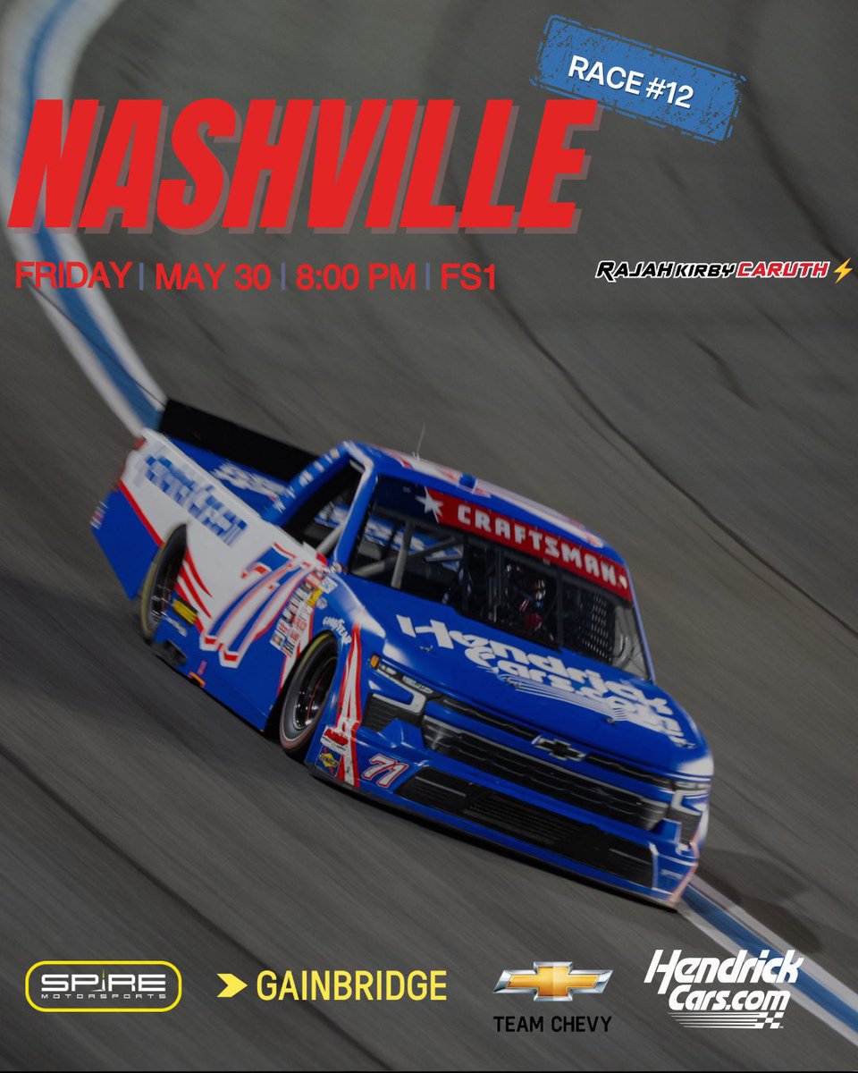 Keeping up the good energy in Nashville this week. Watch live on FS1 8:00 PM ⚡️