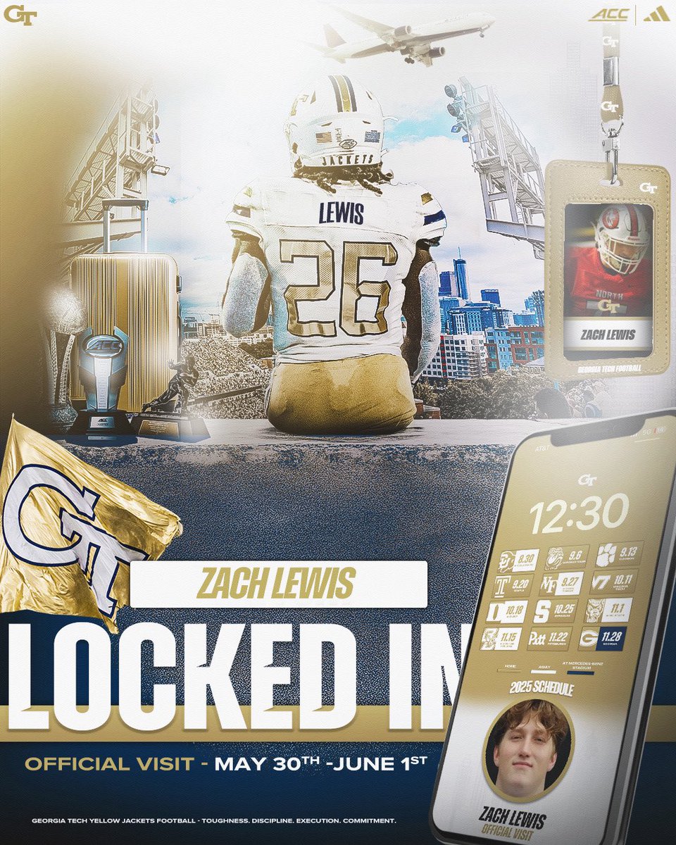 Zachary Lewis (@zach_lewis107) on Twitter photo I will be in the Flats this weekend for my Official Visit!!! <a href="/GeorgiaTechFB/">Georgia Tech Football</a>
<a href="/GeepWade/">Geep Wade</a> <a href="/CoachBrentKeyGT/">Coach Brent Key</a> <a href="/On3Recruits/">On3 Recruits</a> <a href="/RecruitGeorgia/">Recruit Georgia</a> <a href="/coachE_55/">Emil Ekiyor Jr.</a> <a href="/CoachMikePolly/">Mike Polly</a> <a href="/ChadSimmons_/">ChadSimmons</a> <a href="/samspiegs/">Sam Spiegelman</a>
<a href="/NGHSFootball/">North Gwinnett Football</a> <a href="/CoachJohnson50/">Nick Johnson</a>
<a href="/CoachRLuke/">Coach RJ Luke</a> I will be in the Flats this weekend for my Official Visit!!! <a href="/GeorgiaTechFB/">Georgia Tech Football</a>
<a href="/GeepWade/">Geep Wade</a> <a href="/CoachBrentKeyGT/">Coach Brent Key</a> <a href="/On3Recruits/">On3 Recruits</a> <a href="/RecruitGeorgia/">Recruit Georgia</a> <a href="/coachE_55/">Emil Ekiyor Jr.</a> <a href="/CoachMikePolly/">Mike Polly</a> <a href="/ChadSimmons_/">ChadSimmons</a> <a href="/samspiegs/">Sam Spiegelman</a>
<a href="/NGHSFootball/">North Gwinnett Football</a> <a href="/CoachJohnson50/">Nick Johnson</a>
<a href="/CoachRLuke/">Coach RJ Luke</a>