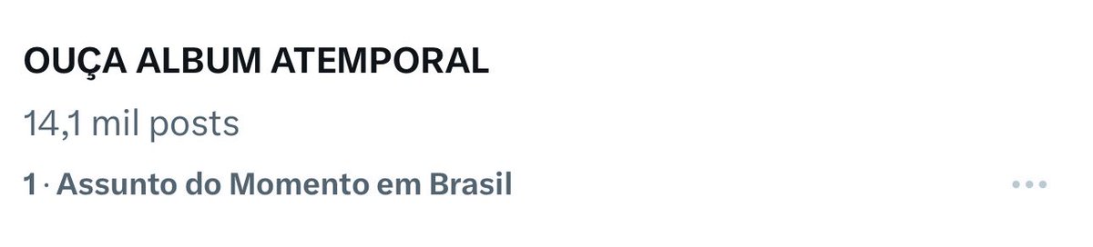 GustavoPMioto's tweet image. Obrigadooooo

OUÇA ALBUM ATEMPORAL