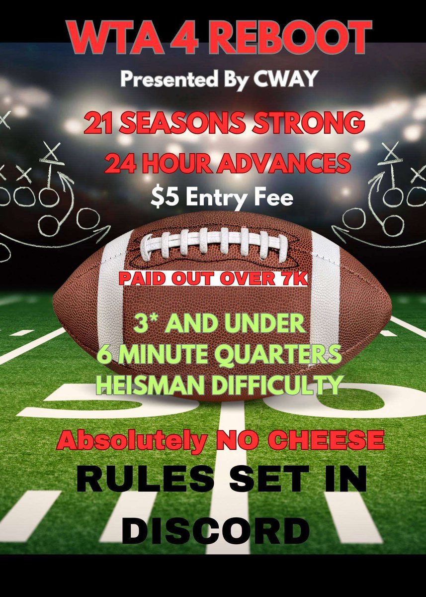 The_Family_2k's tweet photo. looking for a solid group for 26? join our fresh 3 star and under league see what we have offer! no bad reviews
played over 20 seasons with over $7k paid out.
XBOX
24 hour advance hoping to get 2 full seasons in before 26!
comment or message me if you’re interested https://t.co/VJkTvQbK7F