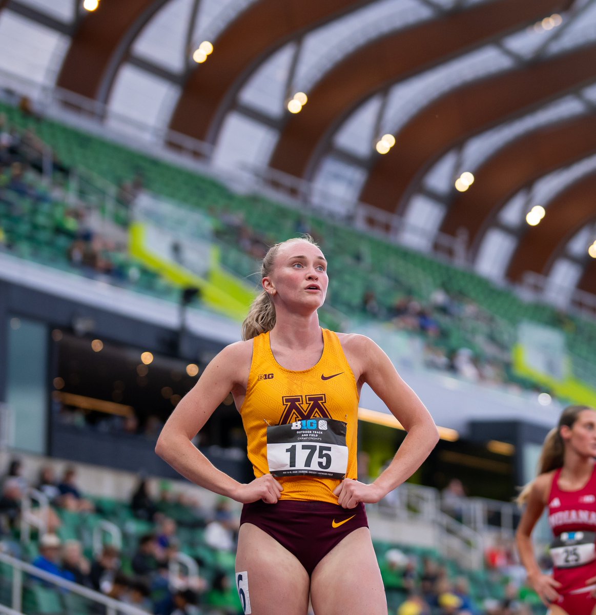 Erin Reidy will run on Saturday! 〽️

The graduate student extends her career in the 1500m with a 4:15.99 to finish 6th overall in the #ncaaTF West Regional first round! #SkiUMah