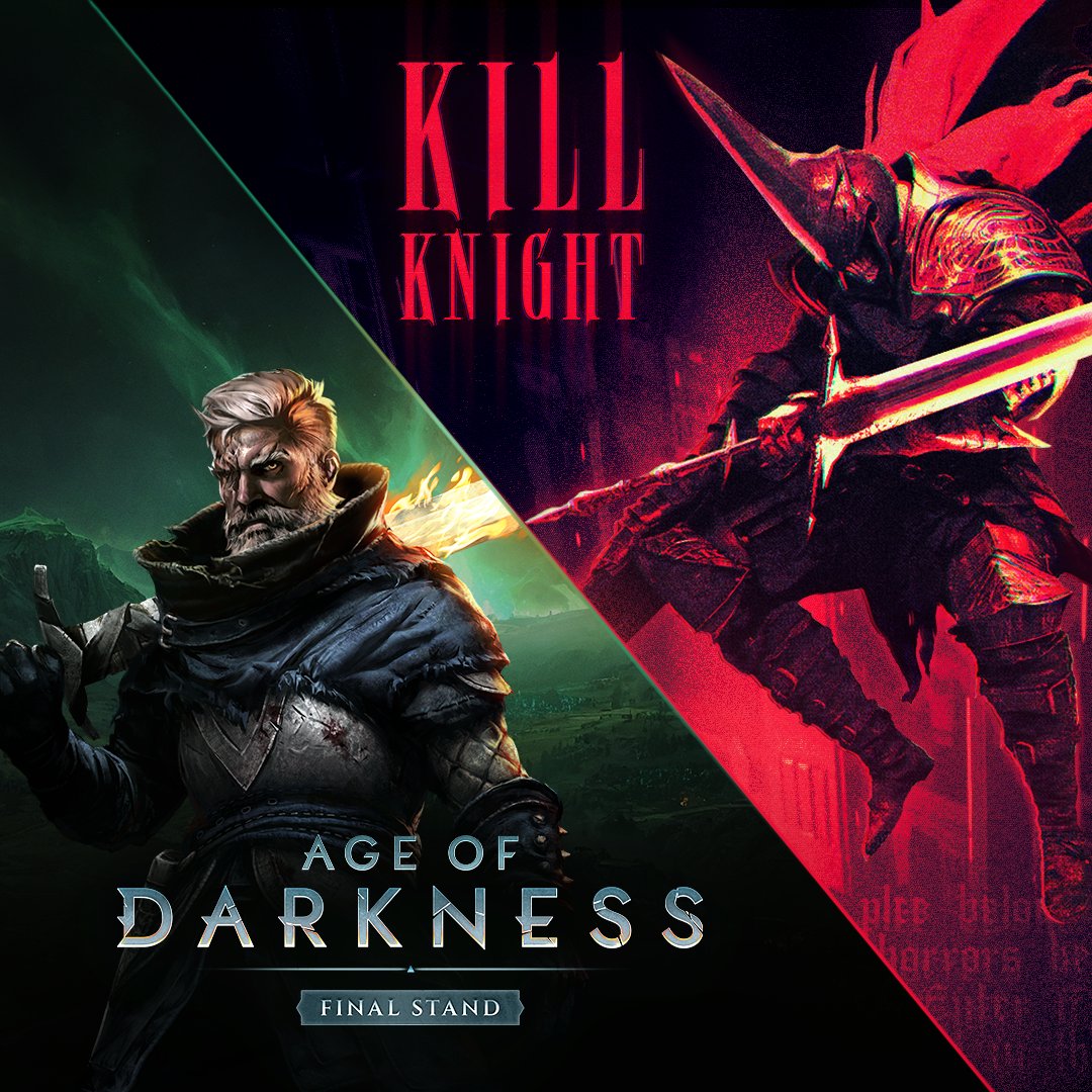 We’re excited to announce our ‘Age of Darkness: Final Stand + KILL KNIGHT’ Bundle, which provides 10% off both titles. 💸

It's time to conquer a new Nightmare as you illuminate The Abyss.⚔️🔥

Check out the Bundle on Steam: store.steampowered.com/bundle/54614/A…